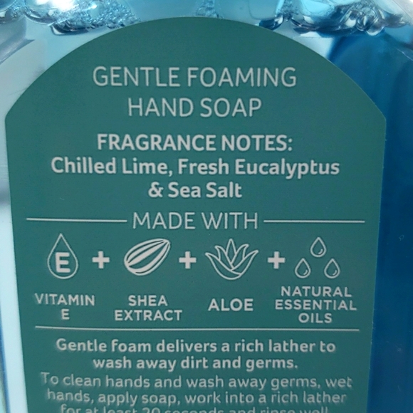 🥳3/20🥳  Bath & Body Works -2 SEA SALT & LIME- Foaming Hand Soap - Picture 4 of 6